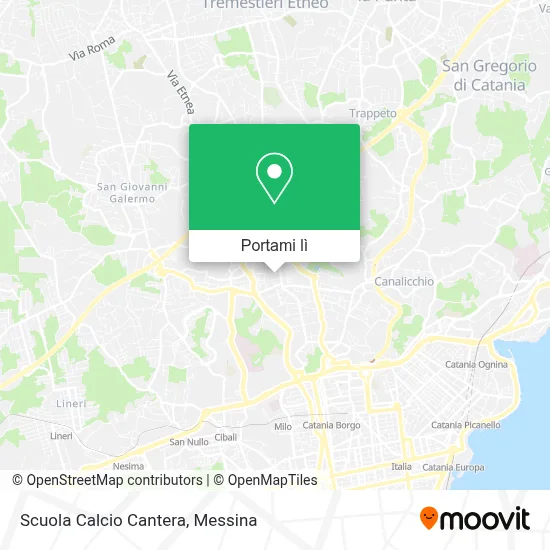 Mappa Scuola Calcio Cantera