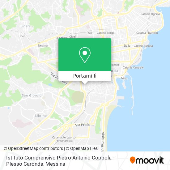 Mappa Istituto Comprensivo Pietro Antonio Coppola - Plesso Caronda