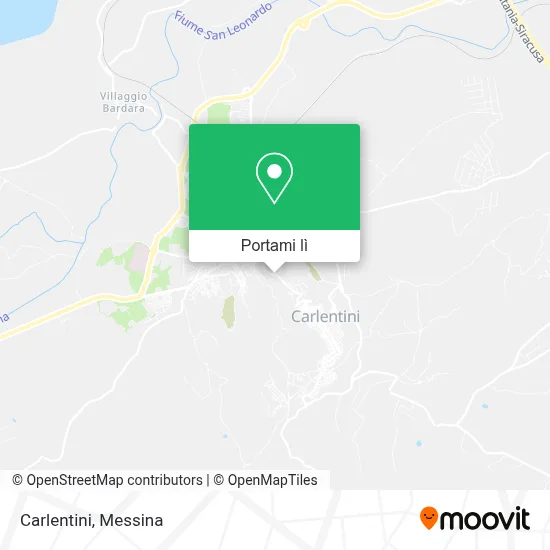Mappa Carlentini