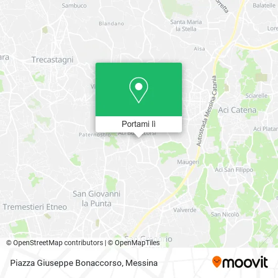Mappa Piazza Giuseppe Bonaccorso