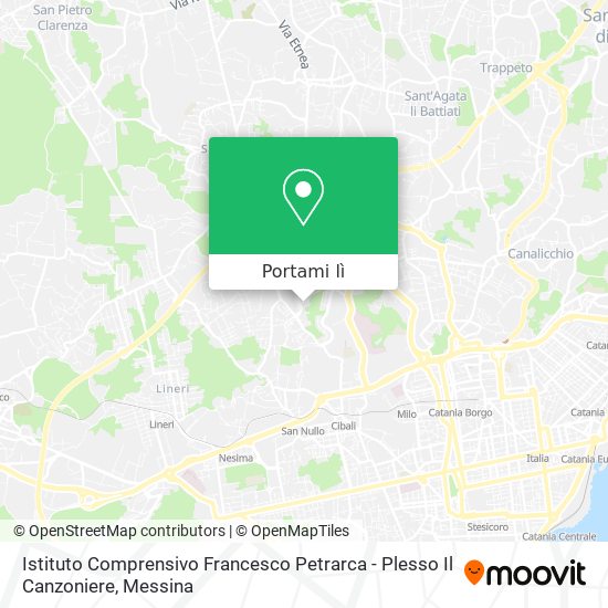 Mappa Istituto Comprensivo Francesco Petrarca - Plesso Il Canzoniere