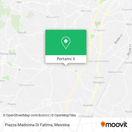 Mappa Piazza Madonna Di Fatima