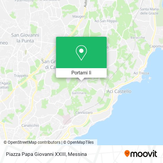 Mappa Piazza Papa Giovanni XXIII