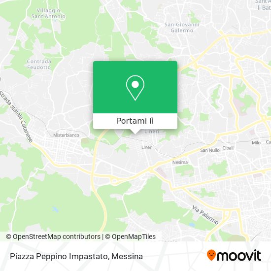 Mappa Piazza Peppino Impastato