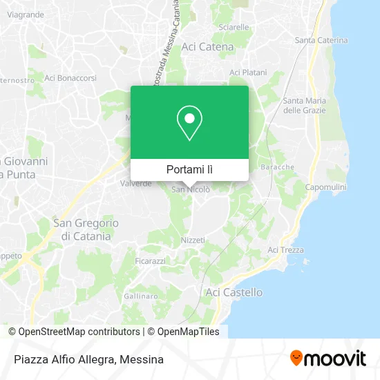 Mappa Piazza Alfio Allegra