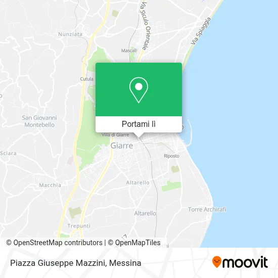 Mappa Piazza Giuseppe Mazzini