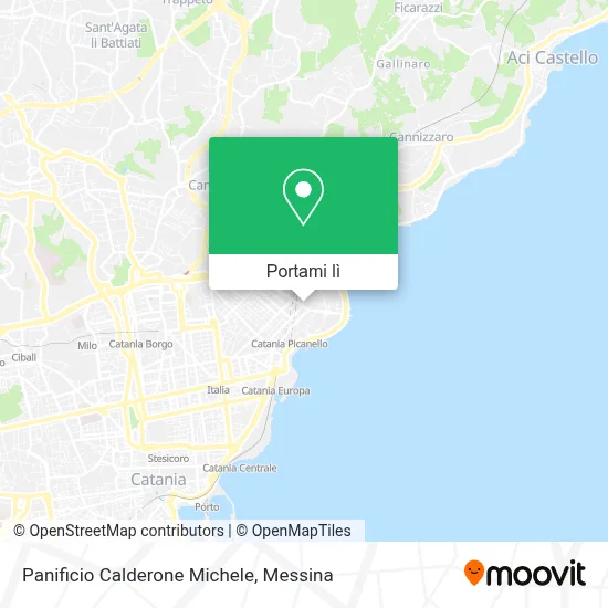 Mappa Panificio Calderone Michele