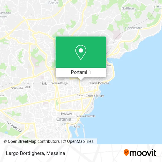 Mappa Largo Bordighera