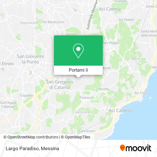 Mappa Largo Paradiso