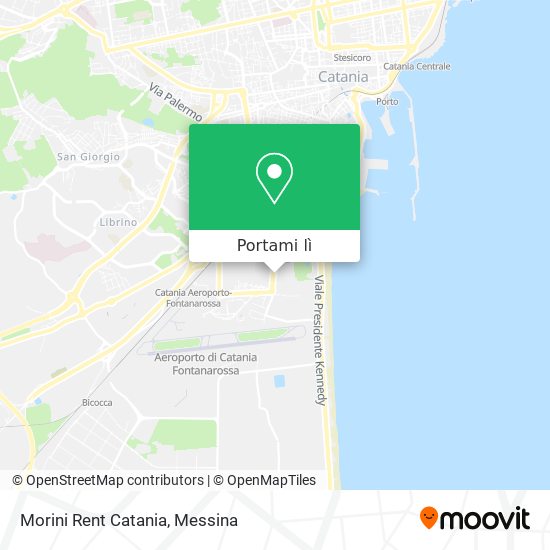 Mappa Morini Rent Catania