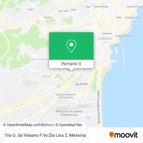 Mappa Via G. da Veaano F / te Zia Lisa 2