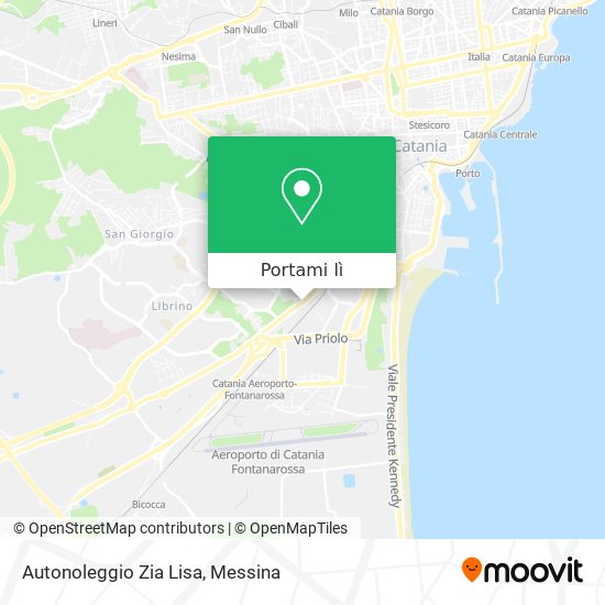 Mappa Autonoleggio Zia Lisa