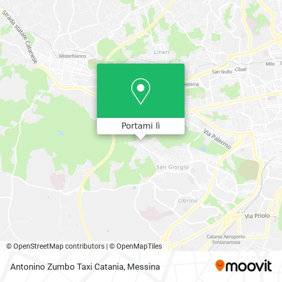 Mappa Antonino Zumbo Taxi Catania