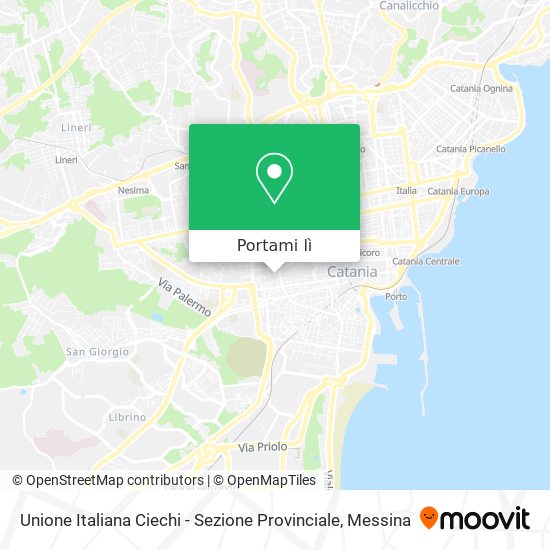 Mappa Unione Italiana Ciechi - Sezione Provinciale