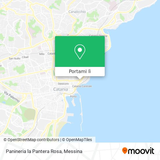 Mappa Panineria la Pantera Rosa