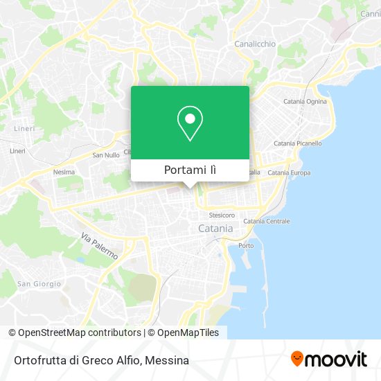 Mappa Ortofrutta di Greco Alfio