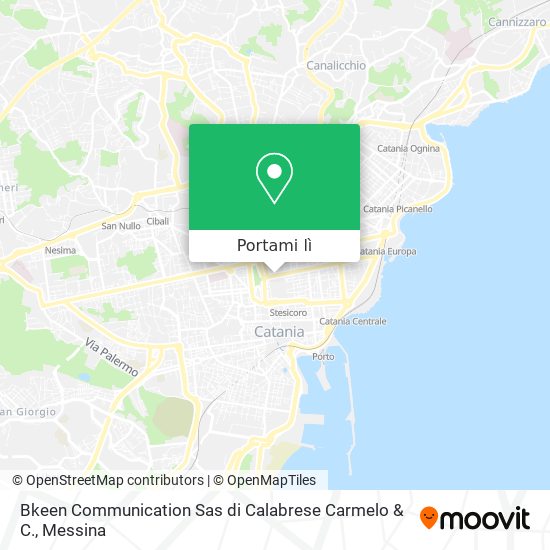 Mappa Bkeen Communication Sas di Calabrese Carmelo & C.