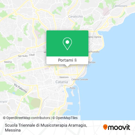 Mappa Scuola Triennale di Musicoterapia Aramagis