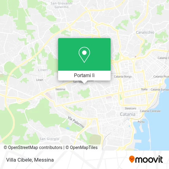 Mappa Villa Cibele