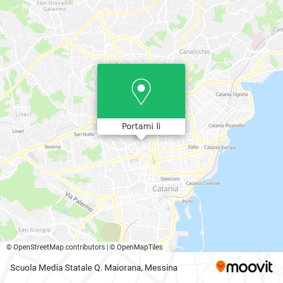 Mappa Scuola Media Statale Q. Maiorana