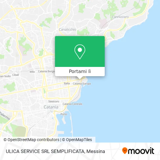 Mappa ULICA SERVICE SRL SEMPLIFICATA