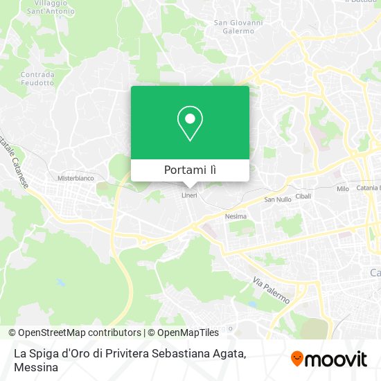 Mappa La Spiga d'Oro di Privitera Sebastiana Agata