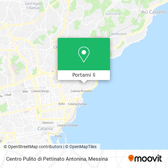 Mappa Centro Pulito di Pettinato Antonina