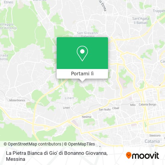 Mappa La Pietra Bianca di Gio' di Bonanno Giovanna