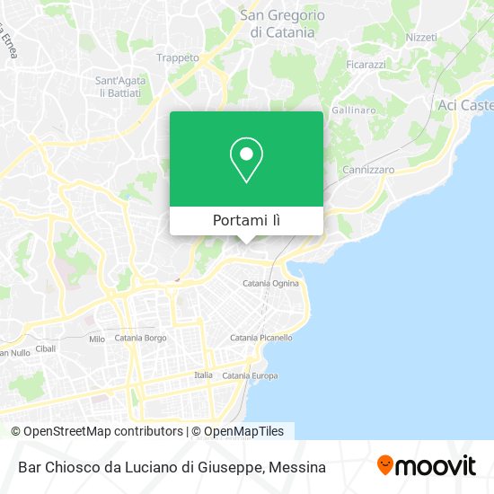 Mappa Bar Chiosco da Luciano di Giuseppe