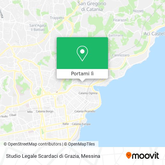 Mappa Studio Legale Scardaci di Grazia