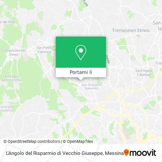 Mappa L'Angolo del Risparmio di Vecchio Giuseppe