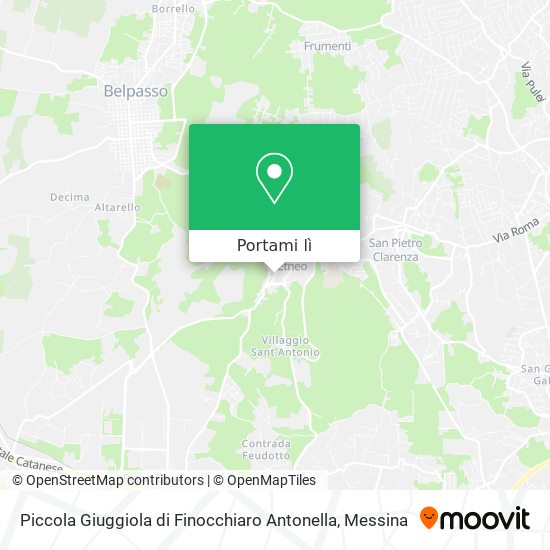Mappa Piccola Giuggiola di Finocchiaro Antonella