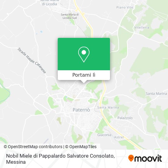 Mappa Nobil Miele di Pappalardo Salvatore Consolato