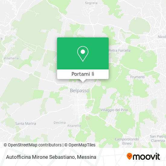 Mappa Autofficina Mirone Sebastiano