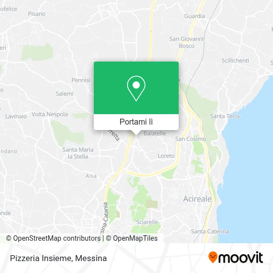 Mappa Pizzeria Insieme