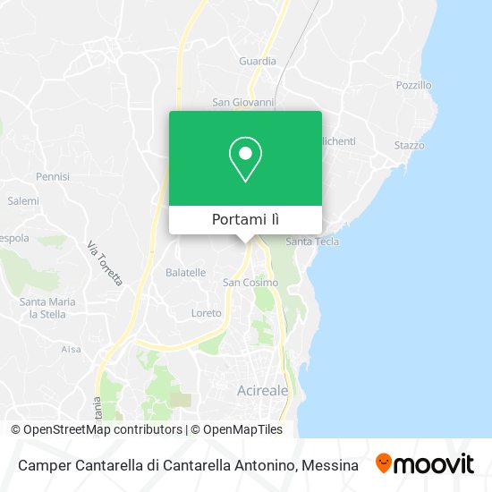 Mappa Camper Cantarella di Cantarella Antonino