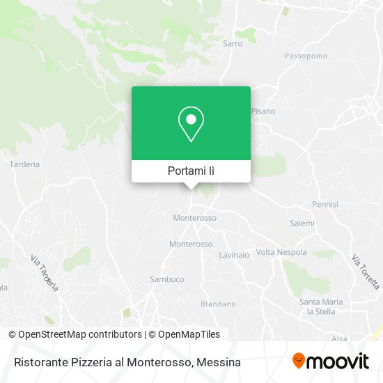 Mappa Ristorante Pizzeria al Monterosso