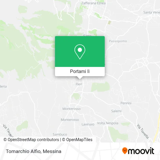 Mappa Tomarchio Alfio
