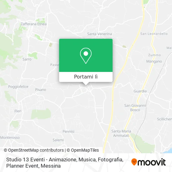 Mappa Studio 13 Eventi - Animazione, Musica, Fotografia, Planner Event
