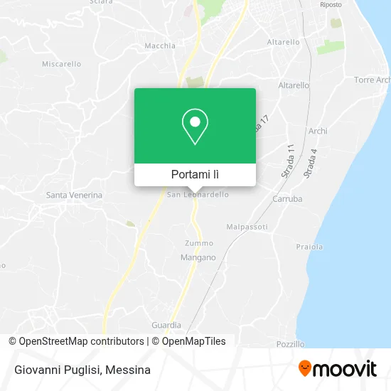 Mappa Giovanni Puglisi