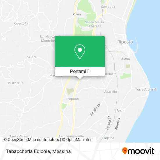 Mappa Tabaccheria Edicola