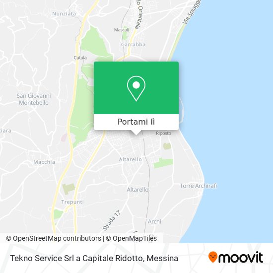 Mappa Tekno Service Srl a Capitale Ridotto