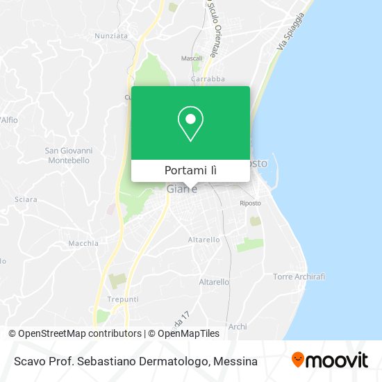 Mappa Scavo Prof. Sebastiano Dermatologo