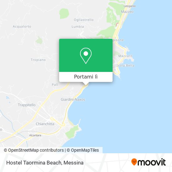 Mappa Hostel Taormina Beach