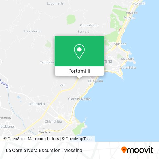 Mappa La Cernia Nera Escursioni