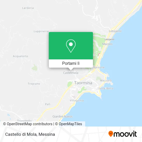 Mappa Castello di Mola
