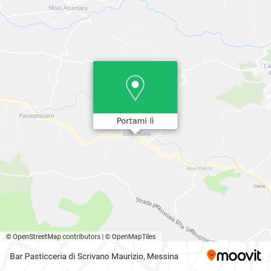 Mappa Bar Pasticceria di Scrivano Maurizio