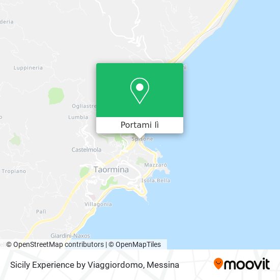 Mappa Sicily Experience by Viaggiordomo