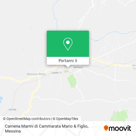 Mappa Camena Marmi di Cammarata Mario & Figlio