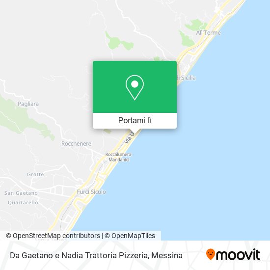 Mappa Da Gaetano e Nadia Trattoria Pizzeria